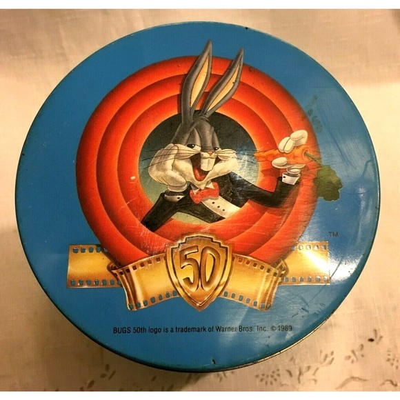 Brachs Happy Birthday Bugs Bunny Looney Tunes 50th Anniversary Tin 1989 Vintage - Picture 5 of 12